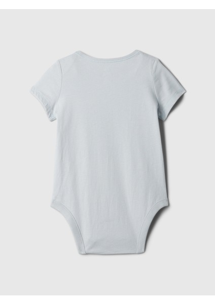 Bebek Mavi First Favorites Grafikli Bodysuit