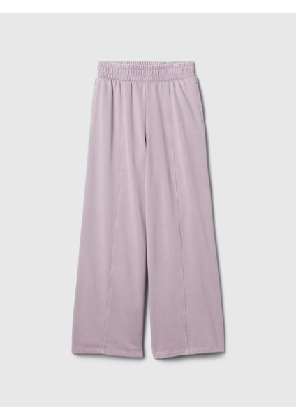 Kız Çocuk Lila Vintage Soft Wide-Leg Eşofman Altı fiyatları