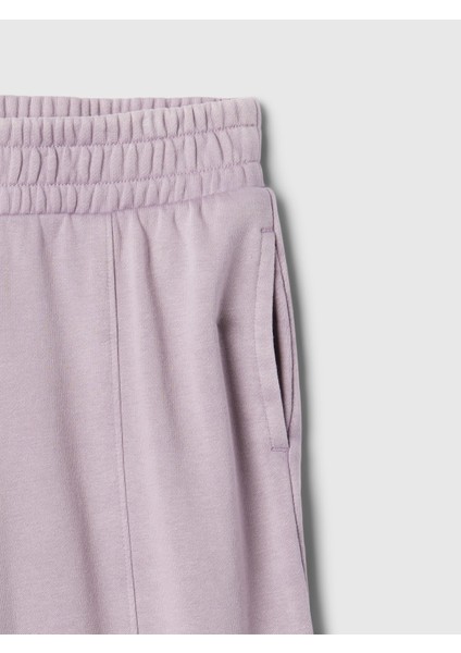 Kız Çocuk Lila Vintage Soft Wide-Leg Eşofman Altı modelleri