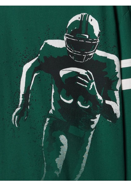 Erkek Çocuk Yeşil Grafikli T-Shirt fiyatları