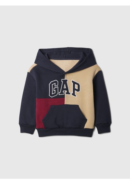 Erkek Bebek Çok Renkli Gap Logo Relaxed Colorblock Fleece Sweatshirt