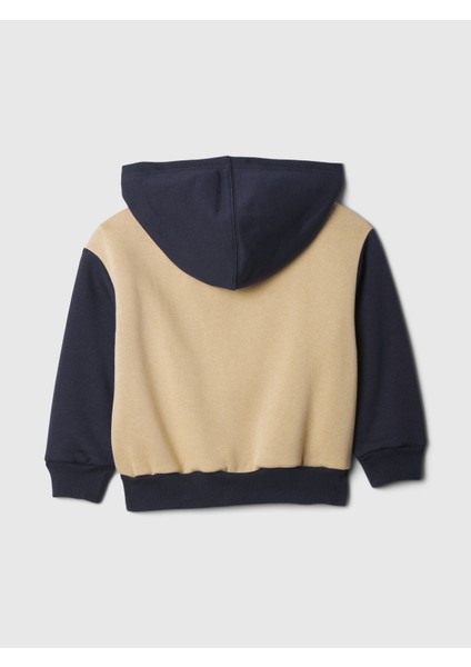 Erkek Bebek Çok Renkli Gap Logo Relaxed Colorblock Fleece Sweatshirt modelleri