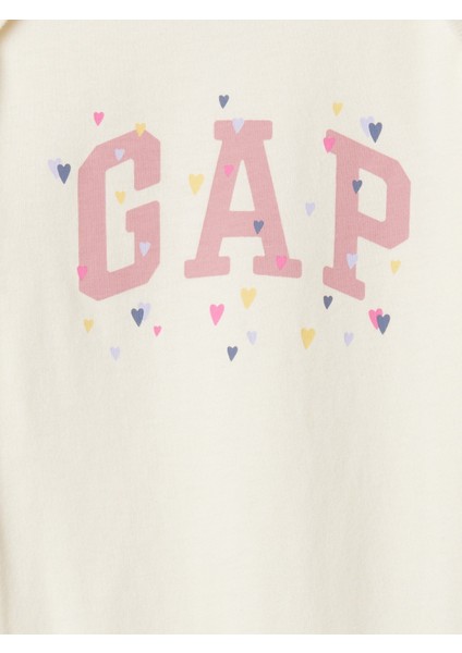 Bebek Kırık Beyaz Gap Logo Bodysuit