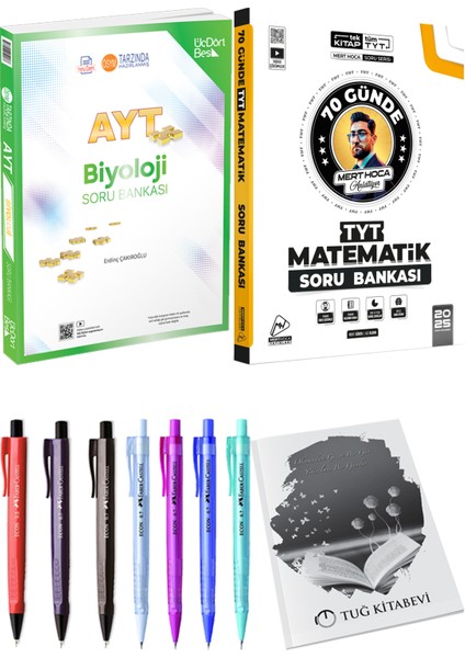 2025 Tyt 70 Günde Matematik Soru Bankası - 2025 Ayt Biyoloji Soru Bankası