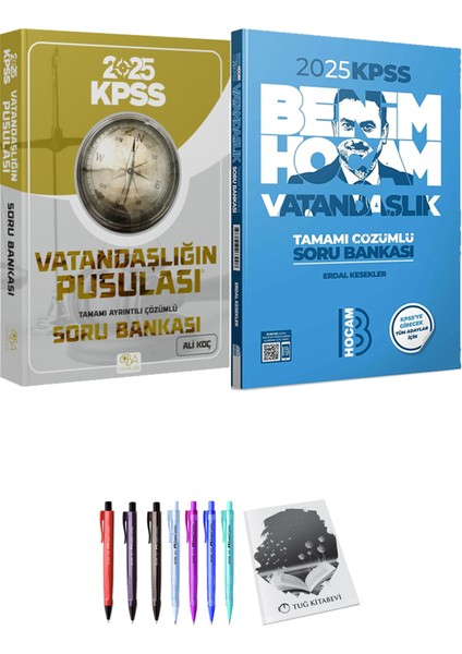 2025 Kpss Vatandaşlığın Pusulası Soru Bankası Çözümlü - Ismail Adıgüzel - 2025 Kpss Vatandaşlık Soru Bankası