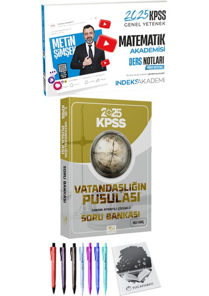 2025 Kpss Vatandaşlığın Pusulası Soru Bankası Çözümlü - Ismail Adıgüzel - 2025 Kpss Matematik Akademisi Video Ders Notları