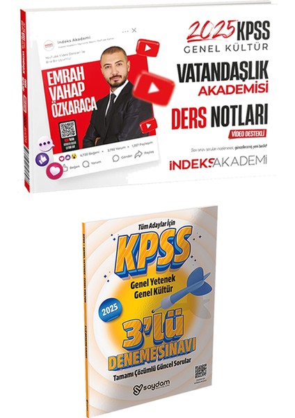 2025 Kpss Vatandaşlık Akademisi Video Ders Notları