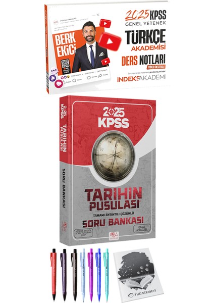 2025 Kpss Tarihin Pusulası Soru Bankası Çözümlü - Ismail Adıgüzel - 2025 Kpss Türkçe Akademisi Video Ders Notları