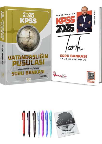 2025 Kpss Vatandaşlığın Pusulası Soru Bankası Çözümlü - Ismail Adıgüzel - 2025 Kpss Tarih Soru Bankası