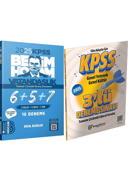 2025 Kpss Vatandaşlık 18 Deneme