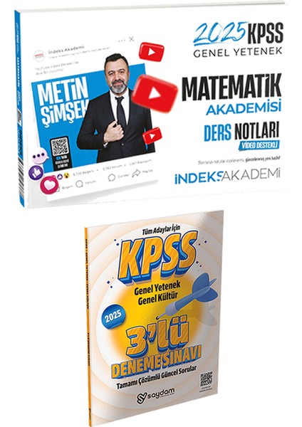 2025 Kpss Matematik Akademisi Video Ders Notları