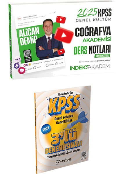 2025 Kpss Coğrafya Akademisi Video Ders Notları