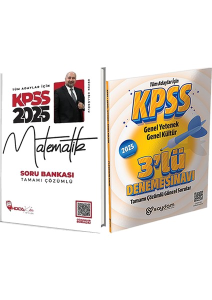 Hoca Kafası Yayınları 2025 Kpss Matematik Soru Bankası