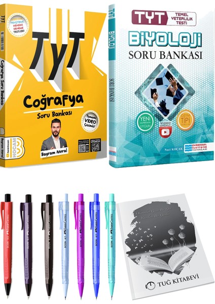 Tyt Biyoloji Çözümlü Soru Bankası - 2025 Tyt Coğrafya Soru Bankası