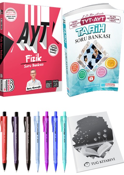 Yks Tyt Ayt Yeni Nesil Tarih Soru Bankası - 2025 Ayt Fizik Soru Bankası