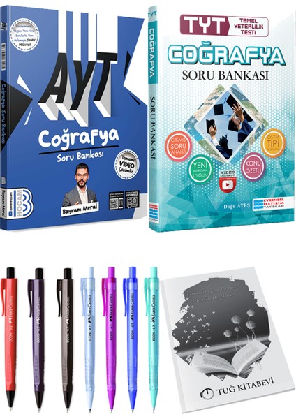 Yks Tyt Coğrafya Çözümlü Soru Bankası - 2025 Ayt Coğrafya Soru Bankası