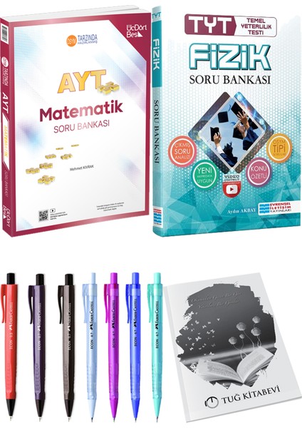 Tyt Fizik Çözümlü Soru Bankası - 2025 Ayt Matematik Soru Bankası