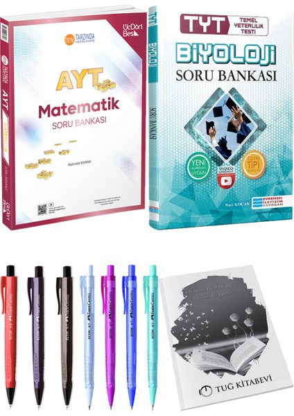 Tyt Biyoloji Çözümlü Soru Bankası - 2025 Ayt Matematik Soru Bankası