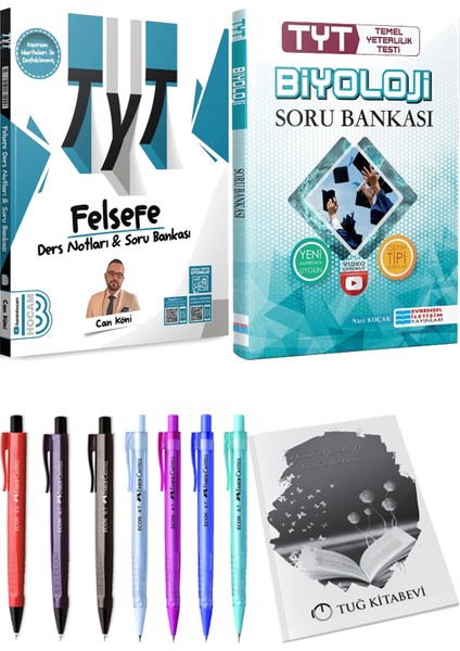 Tyt Biyoloji Çözümlü Soru Bankası - 2025 Tyt Felsefe Ders Notları ve Soru Bankası