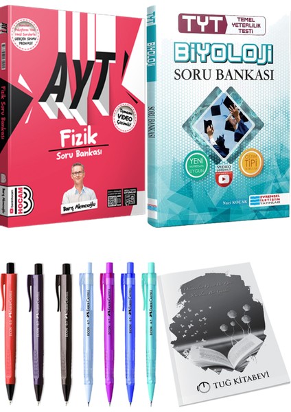 Tyt Biyoloji Çözümlü Soru Bankası - 2025 Ayt Fizik Soru Bankası