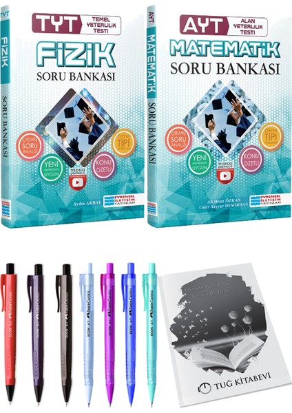 Ayt Matematik Çözümlü Soru Bankası - Tyt Fizik Çözümlü Soru Bankası