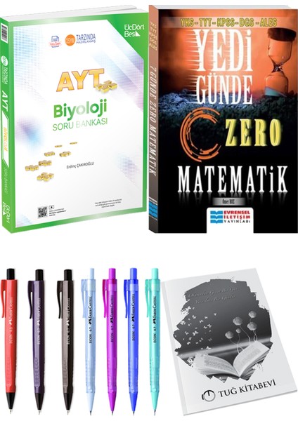 Yedi Günde Zero Matematik - 2025 Ayt Biyoloji Soru Bankası