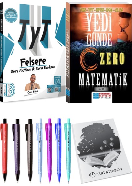 Yedi Günde Zero Matematik - 2025 Tyt Felsefe Ders Notları ve Soru Bankası