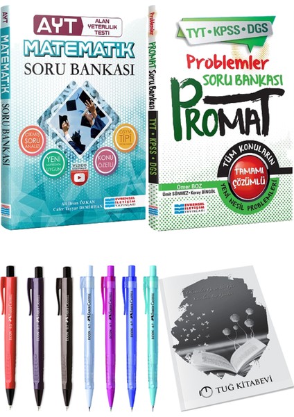 Promat Problemler Soru Bankası - Ayt Matematik Çözümlü Soru Bankası