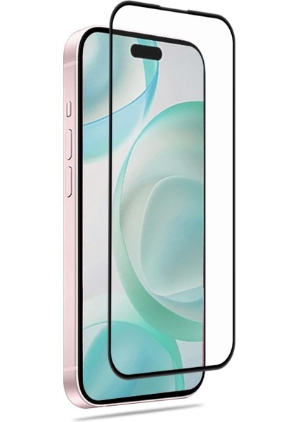 Apple iPhone 16 Plus Uyumlu Tam Kapatan Tamperli Cam Ekran Koruyucu Kırılmaz Cam
