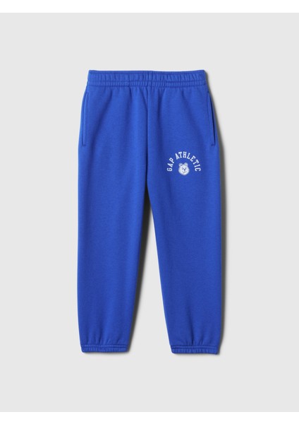 Erkek Bebek Mavi Gap Logo Vintage Soft Jogger Eşofman Altı
