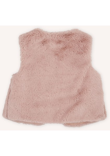 Kız Bebek Peluş Gül Yelek