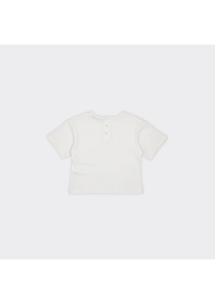 Erkek Bebek Nakış Detaylı Tişört fiyatları