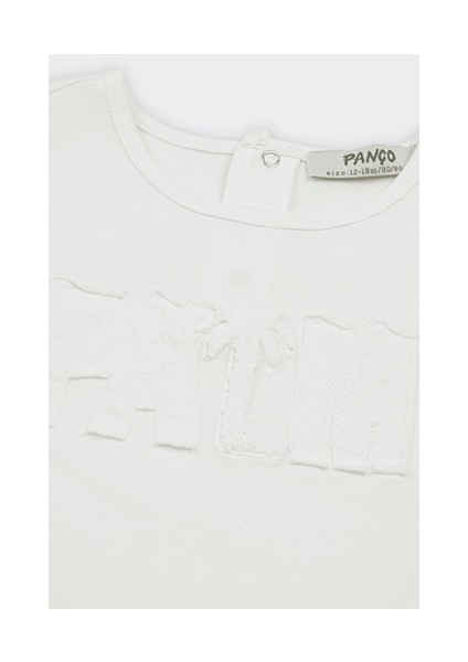 Erkek Bebek Nakış Detaylı Tişört modelleri