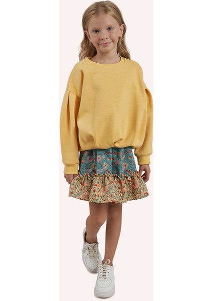 Kız Çocuk Sarı Sweatshirt