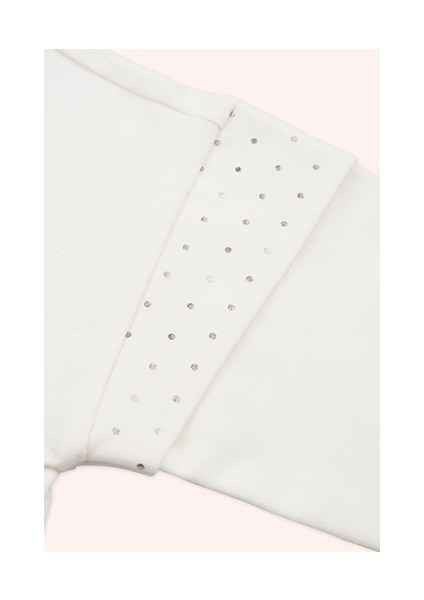 Kız Bebek Uzun Kollu Ekru Tişört fırsatları