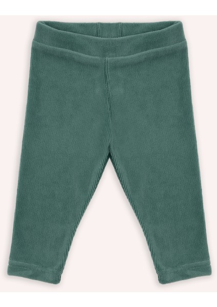 Kız Bebek Fitilli Yeşil Pantolon