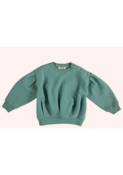 Kız Bebek Yeşil Sweatshirt
