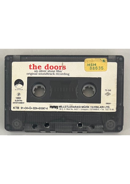 The Doors An Oliver Stone Film Original Soundtrack Recording Kaset (Kartonet Yok Sadece Kasettir,)