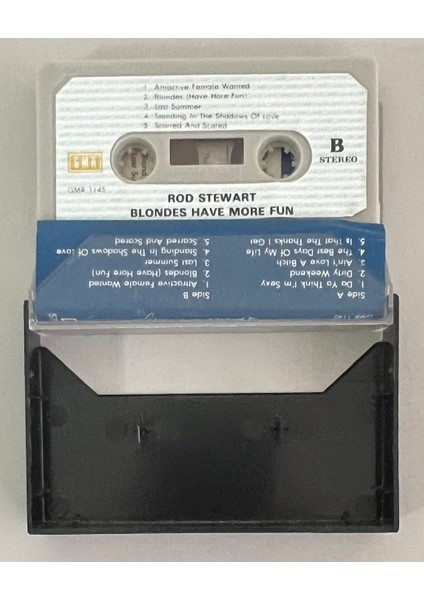 Rod Stewart Blondes Have More Fun Kaset (Dönem Kağıt Baskı Kaset)