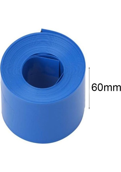 60X0.10 18650 Batarya Pvc Shrink Kaplama MAKARON(50CM)