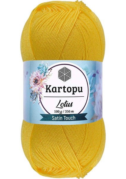 1 Adet Lotus Bikini Büstiyer Bluz Örgü Ipi K323 Civciv Sarı