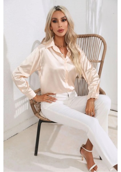 Boby Silk - %100 Ipek Kadın Gömlek - Tam Kalıp Pensli fiyatları