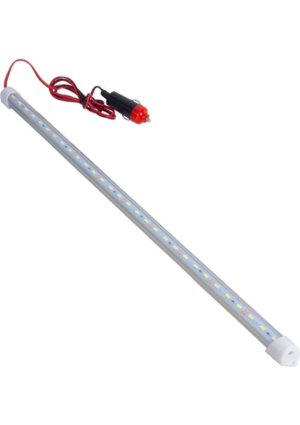 12 Volt - 9 Watt Çakmaklıklı Mat Kapak 50 cm LED Lamba (4434)