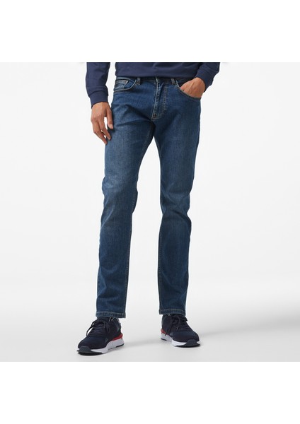 Erkek Mavi Denim Pantolon 7P4710T.93T