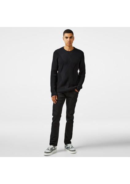 Erkek Siyah Regular Fit Triko S47115T.0TB