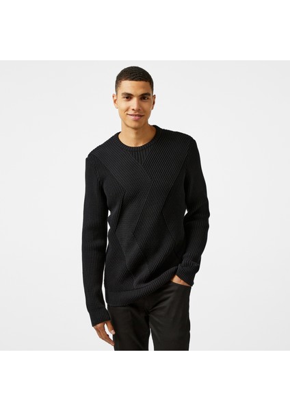 Erkek Siyah Regular Fit Triko S47115T.0TB modelleri