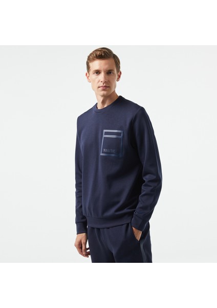 Erkek Lacivert Regular Fit Sweatshirt K47021T.4NV