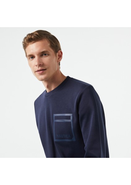Erkek Lacivert Regular Fit Sweatshirt K47021T.4NV