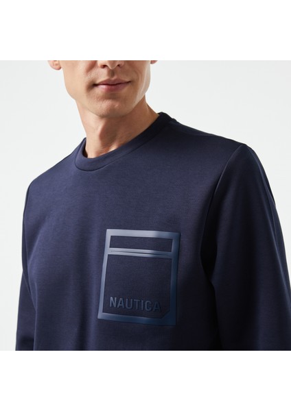 Erkek Lacivert Regular Fit Sweatshirt K47021T.4NV