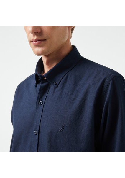 Erkek Lacivert Classic Fit Gömlek W47452T.4NV indirimleri